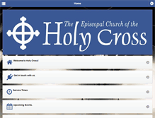 Tablet Screenshot of holycrosstryon.org